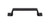 Top Knobs Channing 3 3/4" Center to Center Bar Pull, Flat Black - TK743BLK