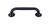 Top Knobs  TK593BLK Mercer Oculus Oval Pull 3 3/4" (c-c) - Flat Black