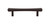 Top Knobs Juliet 3 3/4" Center to Center Bar Pull, Oil Rubbed Bronze - TK812ORB