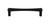 Top Knobs TK764BLK Barrington Brookline Door Pull 5 1/16" (c-c) - Flat Black