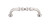 Top Knobs Chalet 3 3/4" Center to Center Bar Pull, Brushed Satin Nickel - TK341BSN