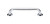 Top Knobs TK594PC Mercer Oculus Oval Pull 5 1/16" (c-c) - Polished Chrome