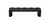 Top Knobs TK561BLK Mercer Quilted Pull 3 3/4" (c-c) - Flat Black