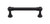 Top Knobs TK802BLK Serene Kara Door Pull 3 3/4" (c-c) - Flat Black