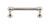 Top Knobs TK802PN Serene Kara Door Pull 3 3/4" (c-c) - Polished Nickel