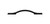 Top Knobs Somerdale 5 1/16" Center to Center Bar Pull, Flat Black - TK754BLK