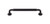 Top Knobs Lily 6 5/16" Center to Center Bar Pull, Flat Black - TK824BLK