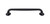 Top Knobs Oculus 6 5/16" Center to Center Bar Pull, Flat Black - TK595BLK