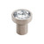 Top Knobs Wentworth Crystal 1 1/8" Diameter Round Knob, Brushed Satin Nickel - TK736BSN