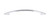 Top Knobs Tango Cut Out 7 1/2" Center to Center Bar Pull, Polished Chrome - TK621PC