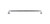 Top Knobs  TK827PC Serene Lily Door Pull 12" (c-c) - Polished Chrome