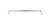 Top Knobs TK726PN Transcend Contour Pull 12" (c-c) - Polished Nickel