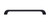 Top Knobs Neo 12" Center to Center Appliance Pull, Flat Black - TK47BLK