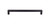 Top Knobs Podium 12" Center to Center Appliance Pull, Sable - TK677SAB