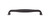 Top Knobs Contour 12" Center to Center Appliance Pull, Sable - TK728SAB