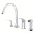 Gerber D409112 Melrose Single Handle High Rise Kitchen Faucet with Side Spray & Soap Dispenser - Chrome