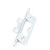 Schaub 1100M-26 Minaret Tip Non-Mortise Hinge - Polished Chrome