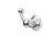 Valsan  66314NI Kingston Polished Nickel Horizontal Double Robe  Hook