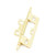 Schaub 1100M-03 Minaret Tip Non-Mortise Hinge - Polished Brass