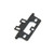 Schaub 1100B-FB Ball Tip Non-Mortise Hinge - Flat Black