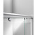 DreamLine  SHDR-1360760-01 Charisma Sliding Shower Door 56 - 60 in. W x 76 in. H Clear Glass Shower Door in Chrome Finish