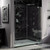 DreamLine  SHDR-4256728-01 Allure 56 to 57 in. Frameless Pivot Shower Door, Clear Glass Door in Chrome Finish