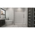 DreamLine  DL-6189R-01 SlimLine 30 in. by 60 in. Single Threshold Shower Base Right Hand Drain and QWALL-5 Shower Backwall Kit