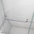 DreamLine  SHDR-3148586-RT-01 Aqua 56 to 60 in. W x 58 in. H Hinged Tub Door, Chrome Hardware