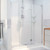 DreamLine  D3241472R-01 Unidoor-X 62 - 62 1/2 in. W x 72 in. H Hinged Shower Door in Chrome Finish; Right-wall Bracket
