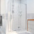 DreamLine  D32506572R-01 Unidoor-X 55 1/2 - 56 in. W x 72 in. H Hinged Shower Door in Chrome Finish; Right-wall Bracket