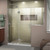 DreamLine  D3242434L-01 Unidoor-X 72 - 72 1/2 in. W x 72 in. H Hinged Shower Door in Chrome Finish; Left-wall Bracket