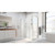 DreamLine  E1261430-01 Unidoor-X 46 in. W x 30.375 in. D x 72 in. H Hinged Shower Enclosure in Chrome Finish