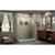 DreamLine  E12922534-01 Unidoor-X 57.5 in. W x 34.375 in. D x 72 in. H Hinged Shower Enclosure in Chrome Finish