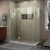 DreamLine  E3290630L-01 Unidoor-X 59 in. W x 30.375 in. D x 72 in. H Hinged Shower Enclosure in Chrome Finish; Left-wall Bracket