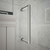 DreamLine  E32706534R-01 Unidoor-X 57.5 in. W x 34.375 in. D x 72 in. H Hinged Shower Enclosure in Chrome Finish; Right-wall Bracket