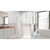 DreamLine  E123303636-01 Unidoor-X 59 in. W x 36.375 in. D x 72 in. H Hinged Shower Enclosure in Chrome Finish