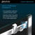 DreamLine  SHDR-64487610-07 Enigma Air 44 to 48 in. Frameless Sliding Shower Door in Brushed Stainless Steel