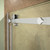 DreamLine  SHDR-64607610-07 Enigma Air 56 to 60 in. Frameless Sliding Shower Door in Brushed Stainless Steel
