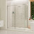 DreamLine  SHEN-6434600-07 Enigma Air 60-3/8 in. W x 34-3/4 in. D Frameless Shower Enclosure in Brushed Stainless Steel