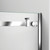 DreamLine  SHEN-6434600-07 Enigma Air 60-3/8 in. W x 34-3/4 in. D Frameless Shower Enclosure in Brushed Stainless Steel