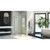 DreamLine  SHEN-2636360-01 Prism Plus 36 in. W x 36 in. D Frameless Shower Enclosure in Chrome Finish