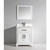 Vanity Art VA1030W 30 Inch Vanity Cabinet with Engineered Marble Vanity Top & Mirror - White