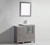 Vanity Art VA3024-36G 36 Inch Vanity Cabinet with Ceramic Sink & Mirror - Grey