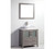 Vanity Art 30 Inch Vanity Cabinet with Ceramic Top & Vessel Sink & Mirror - Grey - VA3130G