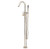 Pfister Modern Free Standing Tub Filler Faucet and Handshower - Polished Nickel - LG6-1MFD