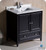 FCB2030ES-CWH-U Oxford 30" Espresso Traditional Bathroom Cabinet w/ Top & Sink