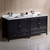 Fresca FCB20-3636ES-CWH-U Oxford 72" Espresso Traditional Double Sink Bathroom Cabinets w/ Top & Sinks