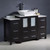 Fresca FCB62-122412ES-CWH-V Fresca Torino 48" Espresso Modern Bathroom Cabinets w/ Top & Vessel Sink