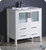 FCB6230WH-I Fresca Torino 30" White Modern Bathroom Cabinet w/ Integrated Sink