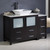 Fresca  FCB62-3612ES-CWH-V Fresca Torino 48" Espresso Modern Bathroom Cabinets w/ Top & Vessel Sink